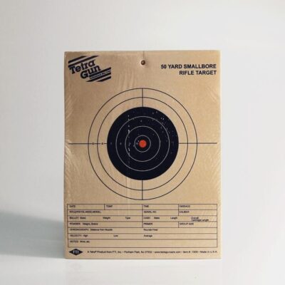 Tetra Paper Target 50yd Smallbore Rifle Target - 10pack #t1305i