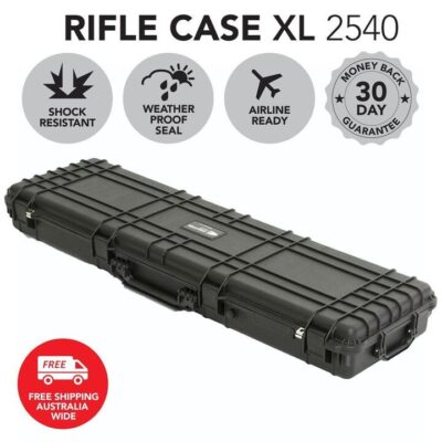 Hd Series Rifle Hard Gun Case Xl - Black