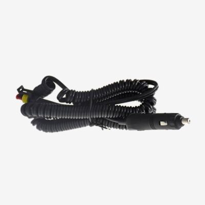 Lightforce Cig. Plug Lead With Curly Cord And Amp Plug - 4.3m #cigleadamp