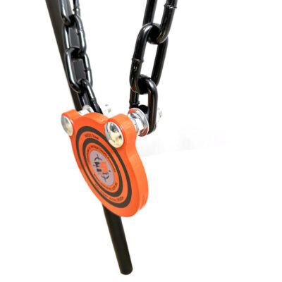 Epicshot Double High Calibre 4" Target Shooting Gong Set - With Frame Hanging Chain #es121567