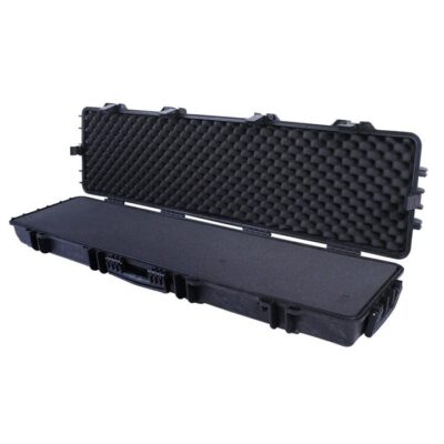Spika Waterproof Plastic Double Firearm Rifle Hard Case - 52 Inch Black #spdc