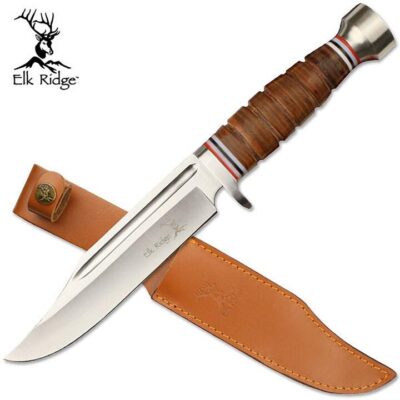 Elk Ridge Fixed Blade Hunting Full Tang Knife - 12" Overall #er-047