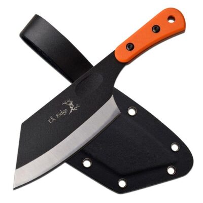 Elk Ridge Wharncliffe Fine Edge Blade Fixed Blade Knife - G10 Handle #er-200-04w