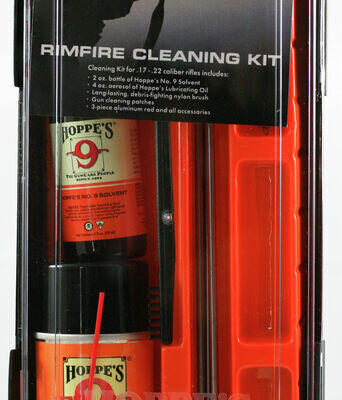 Hoppes Gun Cleaner Legend Cleaning Kit Plastic Box - .17 .22 Caliber Rifles #hpul17
