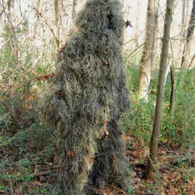 Xhunter Ghillie Suit 5pcs Set - Woodland Print Camo #00528