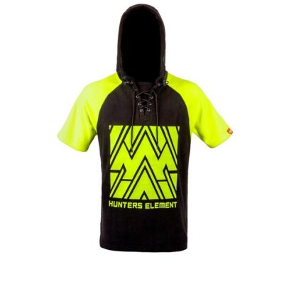 Hunters Element Forestry Hood Black/flouro Yellow [l]
