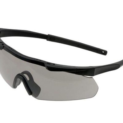 Earmor 400 Uv Protection Impact Resistant Blade Style Shooting Glasses #s01 Smoke Grey