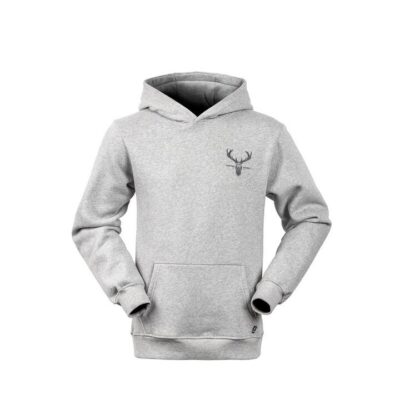 Hunters Element Alpha Stag Hoodie Premium Quality And Super Warm - Grey Marle #he123566