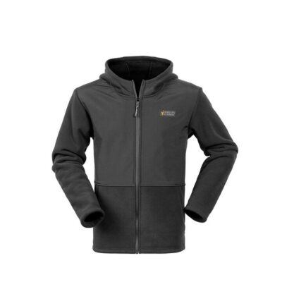 Hunters Element Furnace Hoodie 485gms Fleece With Fluffy Lining - Black #he123813
