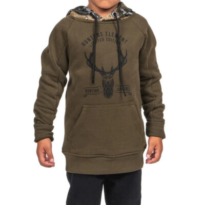 Hunters Element Antler Hoodie Kids Premium Quality And Super Warm - Desolve Veil #he124451