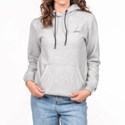 Hunters Element Croaker Hoodie Womens Premium Quality And Super Warm - Grey Marle #he124677