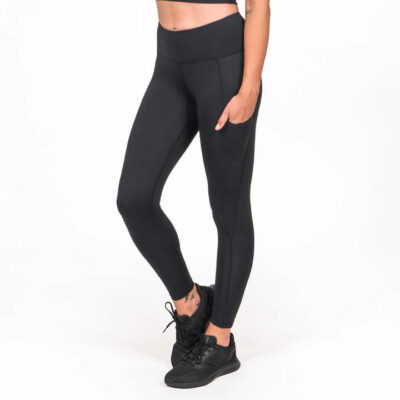 Hunters Element Ice Leggings Womens Stretchy Soft High Waistband - Black #he124828