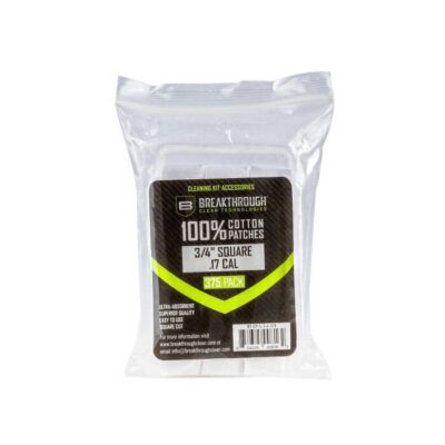 Breakthrough Clean Technologies Cotton Patches - .75" Square, 375-pack W/ Plastic Tray #btcps34375