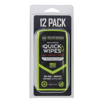 Breakthrough Clean Technologies Multi-purpose Clp Quick Wipes - 5" X 6", 12-pack #btclpqw12