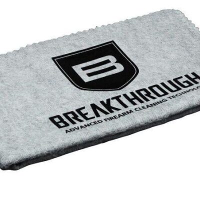 Breakthrough Clean Technologies Weather-proof Cotton Silicon Gun Cloth - 14" X 12" Gray #btsgc
