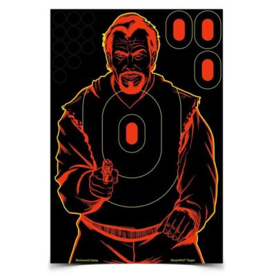 Birchwood Casey Shoot N-c Bad Guy Paper Shooting Targets - 12 X 18 Inch 12 Sheet #34647
