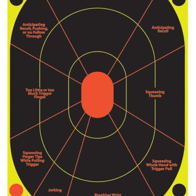 Birchwood Casey Shoot N C 12 X 18 Inch Handgun Target - 5 Targets 110 Pasters #bc-34655