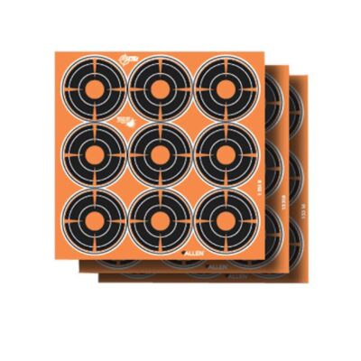 Allen Ez Aim Splash Technology Adhesive 2 Inches - Bullseye Target 12pk #al15318