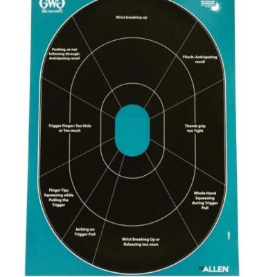 Allen Girls W Guns Splash Adhesive Target Handgun Trainer - 5pk #al15283