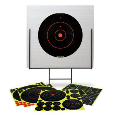 BirchwoodCasey Paper Target Shoot-n-c Self Adhesive 18" X 18" ShootingRangeTargetsKit - Black Red For Rifles Pistols Shotguns #bc-46101