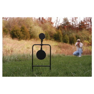 Caldwell Hunting Shooting Double Spin 44mag Pistol Target - Durable Steel Frames #cald-ds44m
