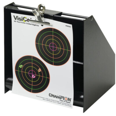 Champion Hunting Shooting Bullet Trap .22 Caliber Rimfire Target Area Clip - Heavy Duty Steel Construction #ch40801