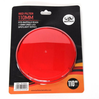 Buffalo River Red Filter To Suit T61led Spotlight - 110 Mm #brlt6red