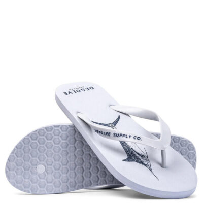 Desolve Outrigger Jandals Standard Fit Custom Print - Light Grey #dsv124919