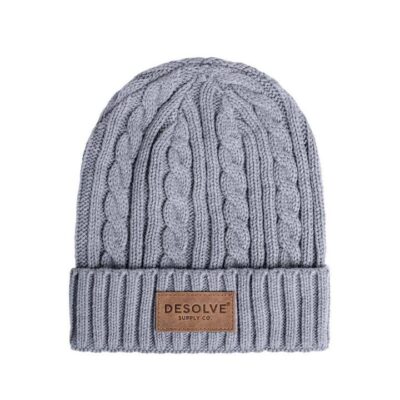 Desolve Rough Seas Beanie One Size Fits Most - Grey #9420030011103