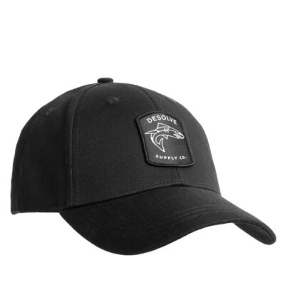 Desolve Shark Cap One Size Fits Most Dope Logo - Black #9420030055343
