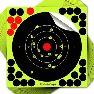 Epicshot Bullseye 8 Inch Reactive Shooting Targets - Pack Of 25 #es126036