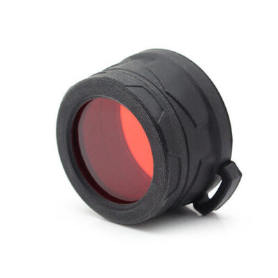Nitecore Flashlight Torch Head Red Filter - 40mm For Mh25, Mh27, Ea4, Ea41 #nfr40