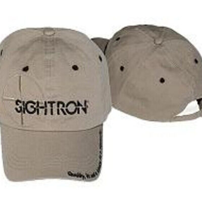 Sightron Hunting Shooters Comfortable Ball Cap Hat Prominent Duplex Reticle Pattern - Khaki #skcap