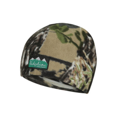 Ridgeline Kids Micro Fleece Beanie Lightweight - Buffalo Camo #rlabf2x-kid