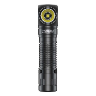 Speras M2r Right Angle Flashlight Headlamp - 125m 1200lm Rechargable 18650 Battery #sl-m2r