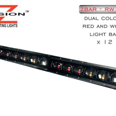 Z-vision  Dual Color Light Bar 12 - Red And White #zbar-rw12