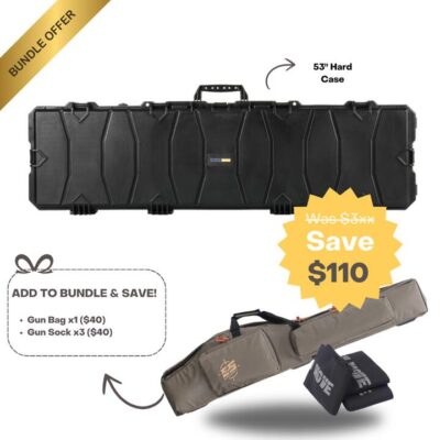 Tough Move  53-inch Double Rifle Hard Case Bundle - Ultimate  #tmv127619