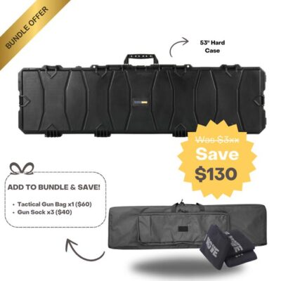 Tough Move 53-inch Double Rifle Hard Case Bundle - Premium Firearm Protection #tmv127621