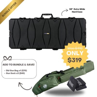 Tough Move 50-inch Extra-wide Gun Bow Hard Case Bundle - Heavy-duty  #tmv127622