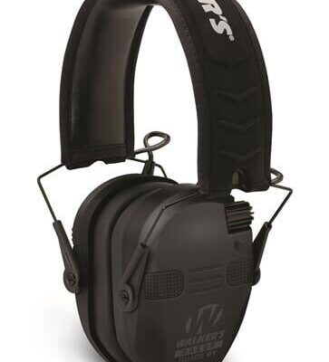 Walker's Razor Slim Electronic Folding Ear Muff Bluetooth - Black #gwp-rseqm-bt