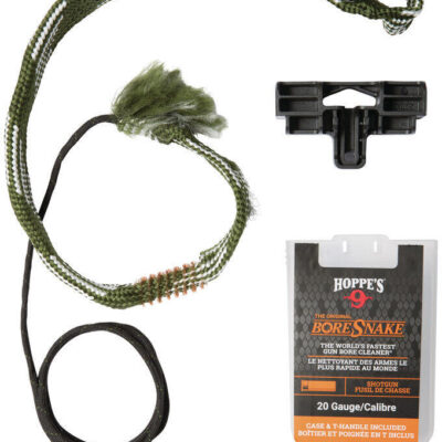 Hoppes Gun Cleaner Boresnake In Backpack Patented Case Design Pull T-handle - For 20 Gauge Shotgun #hp24033d