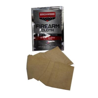 Birchwood Casey Firearm Cloth Rust & Lead Remover - Treated Tan 11 Inches X 14 Inches #bc-rlrem