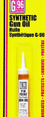 G96 Synthetic Clp Gun Cleaning Oil Pin Point Oiler Safe For Use On Polymers - 0.50 Oz Squeeze Tube #g96-1070