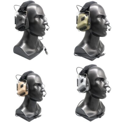 Earmor Tactical Electronic Noise Reduction Earmuffs - Detachable Microphone Headset #m32 Mod4