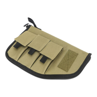 Epicshot 14 Inch Canvas Pistol Bag W 3 Pouches - Brown #es119814sf