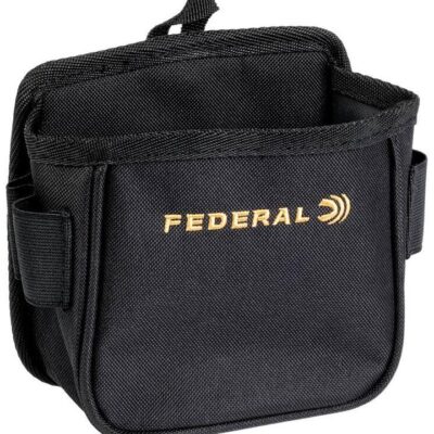Federal Top Gun Single Box Shell Pouch  - Black #fedftgsbp