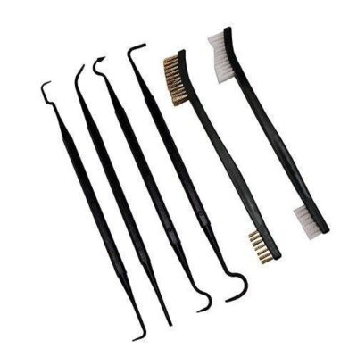 Atacpro 6pcs Gun Cleaning Angled Picks & Brushes Set
