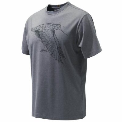 Beretta Woodcock Hunting T-shirt - Cotton Grey #ts043-t1557-0915