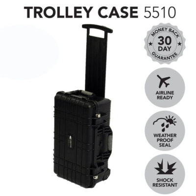 Evolution Gear Hd Series Trolley Hard Case - Black #5510_b