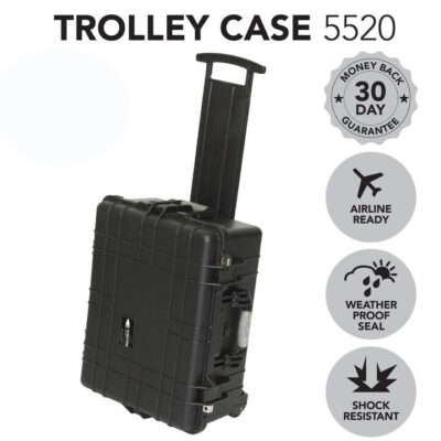 Evolution Gear Hd Series Trolley Gun & Camera Hard Case - Black #5520_b